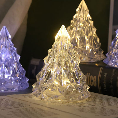 Contemporary Creative Small Snowy Mountain PP PS LED Table Lamp For Living Room