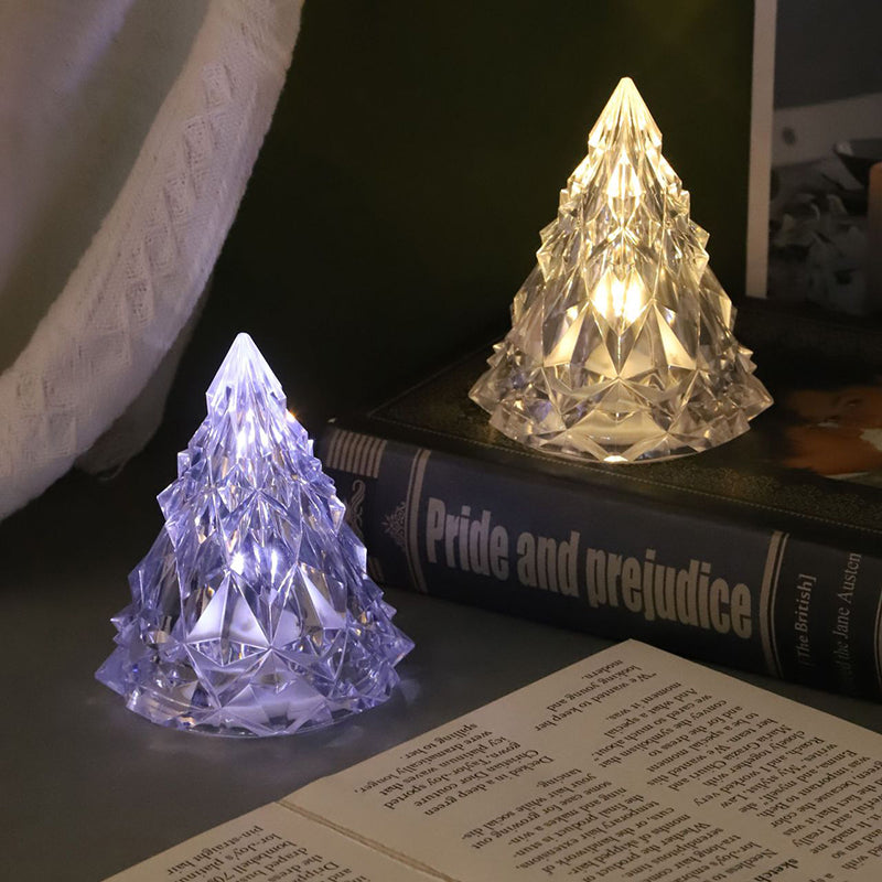 Contemporary Creative Small Snowy Mountain PP PS LED Table Lamp For Living Room