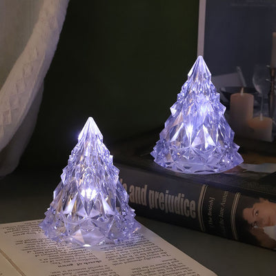 Contemporary Creative Small Snowy Mountain PP PS LED Table Lamp For Living Room