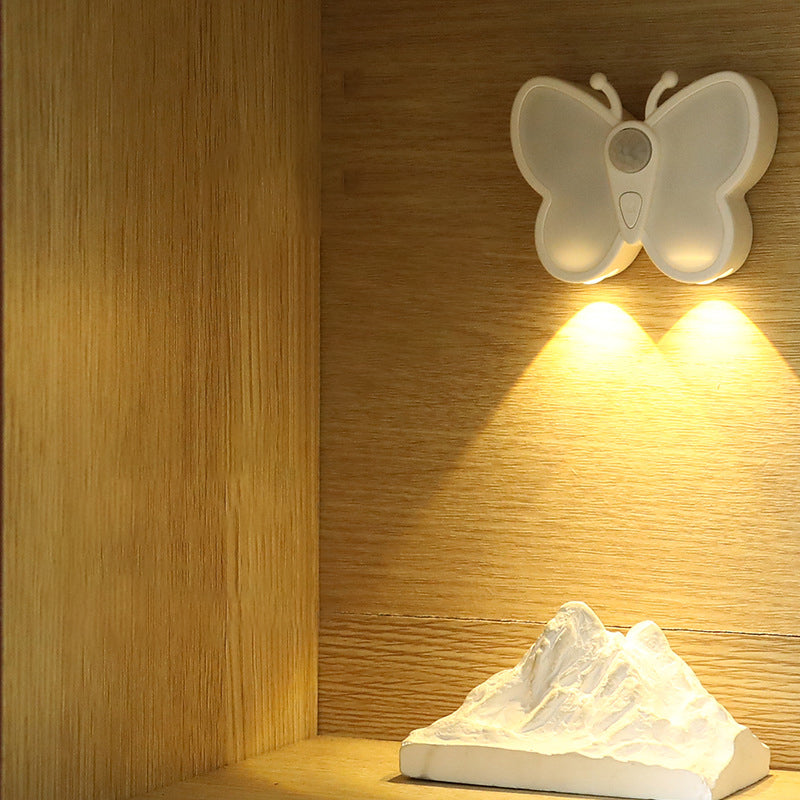 Contemporary Creative Butterfly Acrylic LED Wall Sconce Lamp For Bedroom