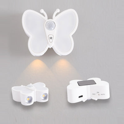 Contemporary Creative Butterfly Acrylic LED Wall Sconce Lamp For Bedroom