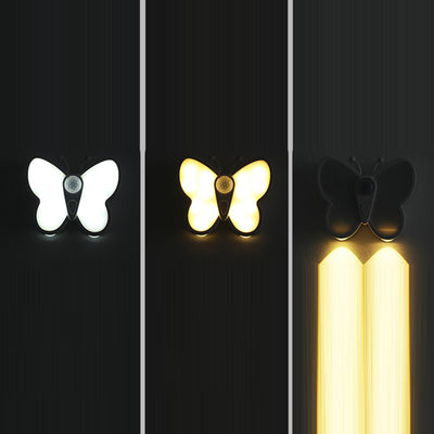 Contemporary Creative Butterfly Acrylic LED Wall Sconce Lamp For Bedroom