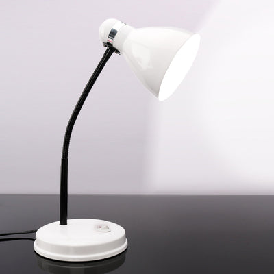 Modern Minimalist Round Horn Shape Iron 1-Light Table Lamp For Bedroom