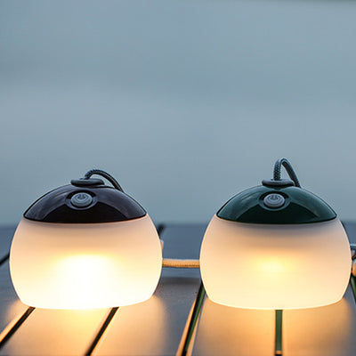 Modern Minimalist Outdoor Rechargeable Globe Plastic LED Outdoor Light For Outdoor Patio