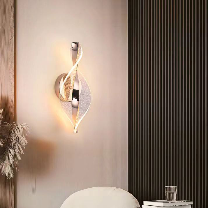 Modern Minimalist Nexus Star Dot Pattern Aluminum Acrylic LED Wall Sconce Lamp For Bedroom