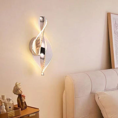 Modern Minimalist Nexus Star Dot Pattern Aluminum Acrylic LED Wall Sconce Lamp For Bedroom