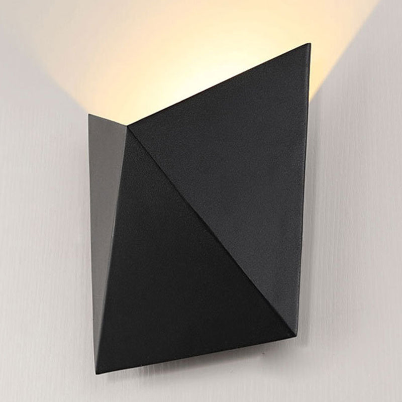 Modern Minimalist Irregular Shape Aluminum LED Wall Sconce Lamp For Living Room