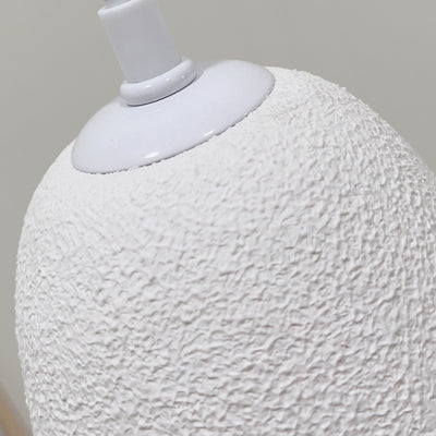 Modern Minimalist Cylinder Dome High Density Polystyrene 1-Light Pendant Light For Bedroom