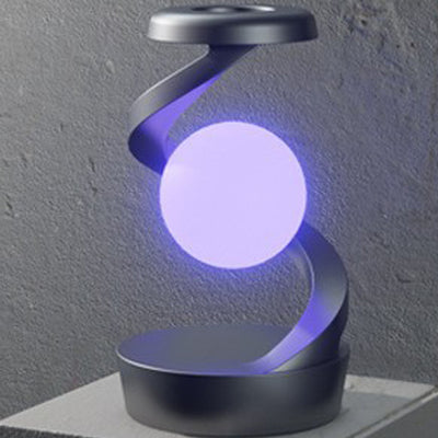 Contemporary Creative Orb Levitating Rotating ABS LED Table Lamp For Bedroom