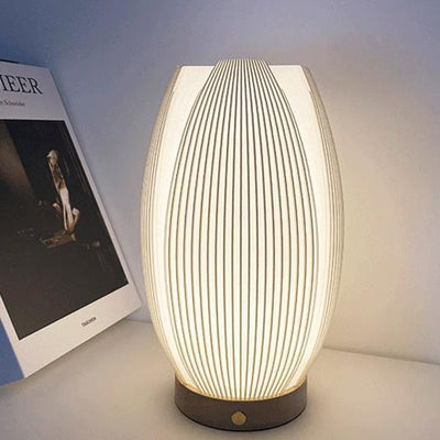 Contemporary Nordic Column Plastic LED Table Lamp For Living Room