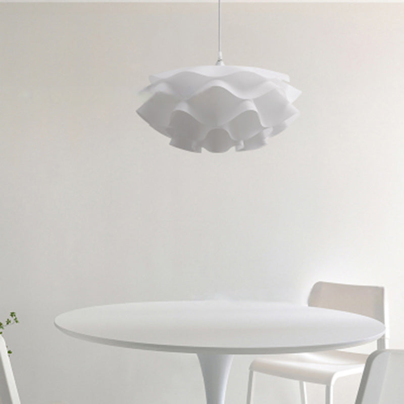 Modern Minimalist Cloud Iron Acrylic 1-Light Pendant Light For Living Room