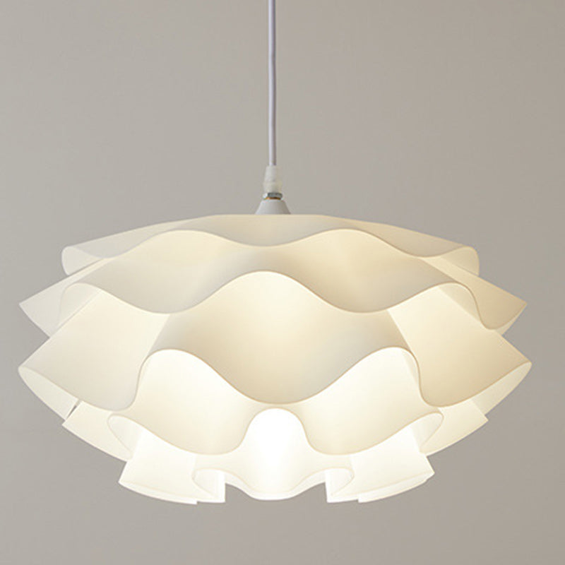 Modern Minimalist Cloud Iron Acrylic 1-Light Pendant Light For Living Room