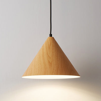 Contemporary Nordic Cone Iron 1-Light Pendant Light For Living Room