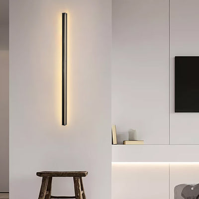 Moderne minimalistische Streifen Aluminium Acryl LED Wandleuchte Lampe für Wohnzimmer 