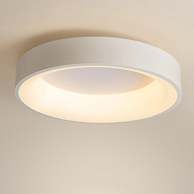 Contemporary Nordic Round Iron Acrylic LED Flush Mount Ceiling Light For Living Room