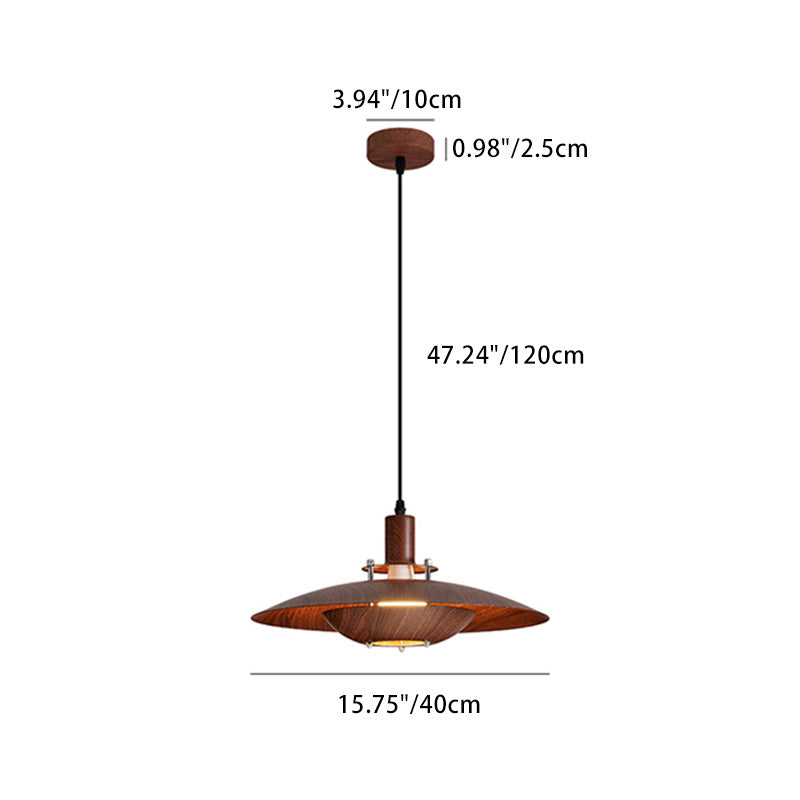 Contemporary Retro Round Iron 1-Light Pendant Light For Living Room