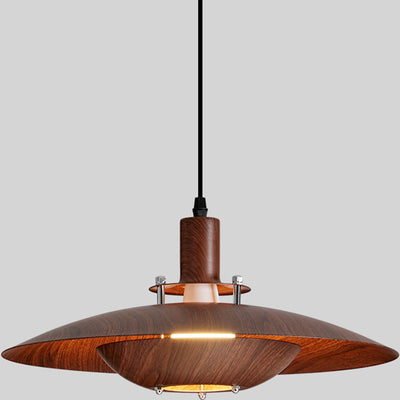 Contemporary Retro Round Iron 1-Light Pendant Light For Living Room