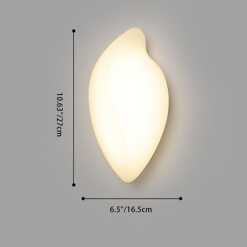 Contemporary Creative Oval Iron Plastic LED Wall Sconce Lamp For Living Room