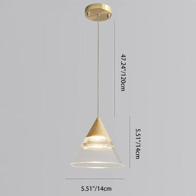 Contemporary Nordic Round Iron Acrylic LED Pendant Light For Living Room