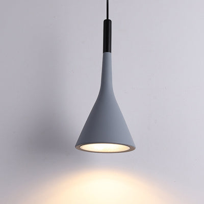 Modern Minimalist Cone Iron 1-Light Wall Sconce Lamp For Living Room