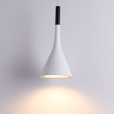 Modern Minimalist Cone Iron 1-Light Wall Sconce Lamp For Living Room