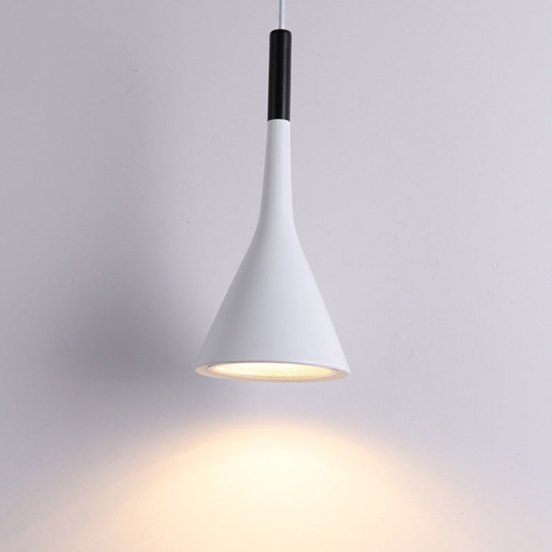 Modern Minimalist Cone Iron 1-Light Wall Sconce Lamp For Living Room