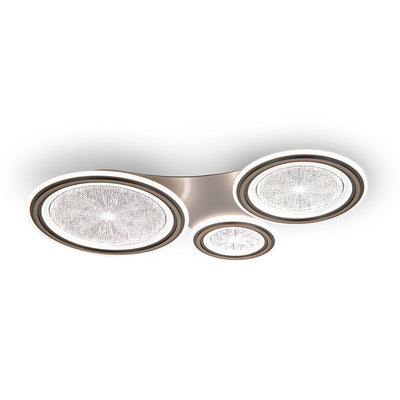 Modern Simplicity Round Aluminum Acrylic LED Flush Mount Ceiling Light For Living Room