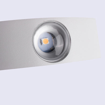 Modern Simplicity Waterproof Aluminum Wave LED Wall Sconce Lamp For Outdoor