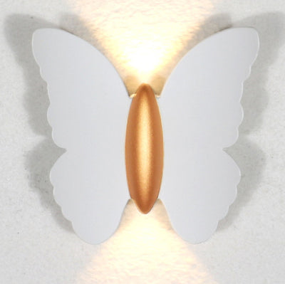 Modern Minimalist Butterfly Waterproof Aluminum LED Wall Sconce Lamp For Outdoor