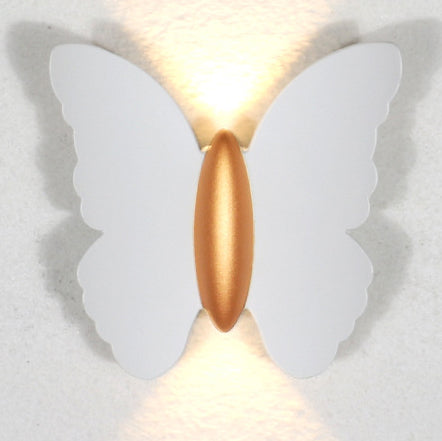 Modern Minimalist Butterfly Waterproof Aluminum LED Wall Sconce Lamp For Outdoor