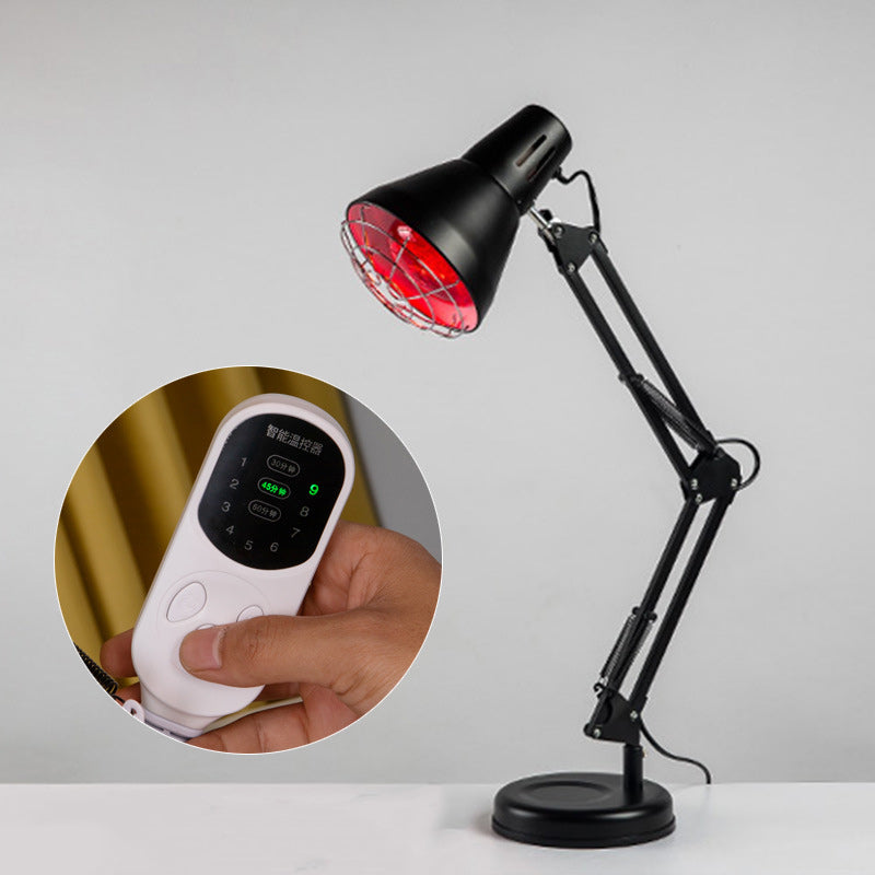 Moderne minimalistische Infrarot Langarm Eisen 1-Licht Tischlampe für neben 