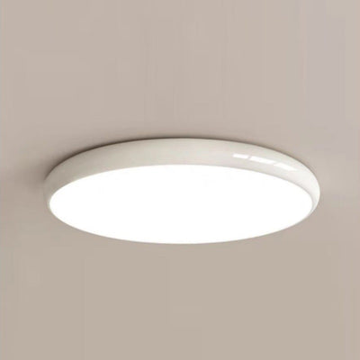 Modern Minimalist Round Iron Acrylic LED Flush Mount Ceiling Light For Living Room