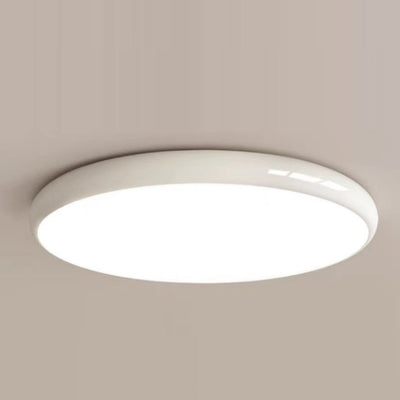 Modern Minimalist Round Iron Acrylic LED Flush Mount Ceiling Light For Living Room