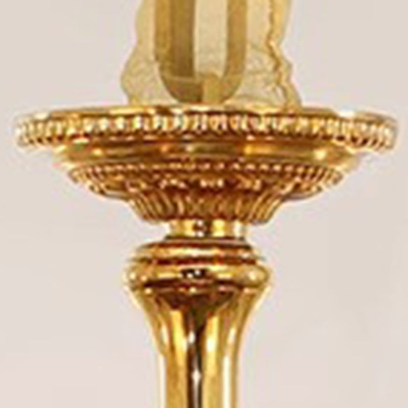 Traditional European Copper Candlestick 6/8/10-Light Chandeliers For Living Room