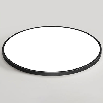 Modern Minimalist Round Square Rectangle Line Iron Frame Acrylic Shade LED Flush Mount Ceiling Light For Living Room