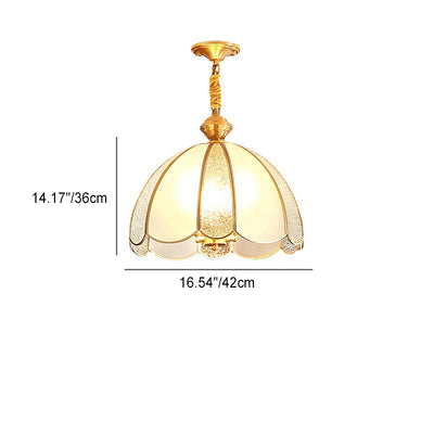 Moderne Luxus Blume Form Matt Diamant Glas Messing 1/3-Licht Pendelleuchte Für Wohnzimmer 