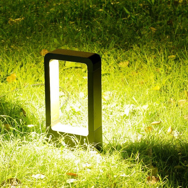 Modern Minimalist Waterproof Rectangle Aluminum LED Landscape Lighting Outdoor Light For Garden