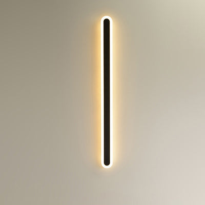 Moderne minimalistische Rechteck lange Linie Eisen Acryl LED Wandleuchte Lampe für Wohnzimmer 