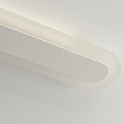 Moderne minimalistische Rechteck lange Linie Eisen Acryl LED Wandleuchte Lampe für Wohnzimmer 