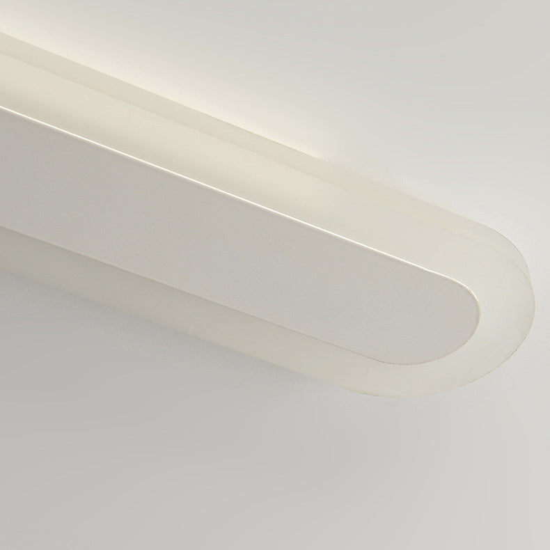 Moderne minimalistische Rechteck lange Linie Eisen Acryl LED Wandleuchte Lampe für Wohnzimmer 