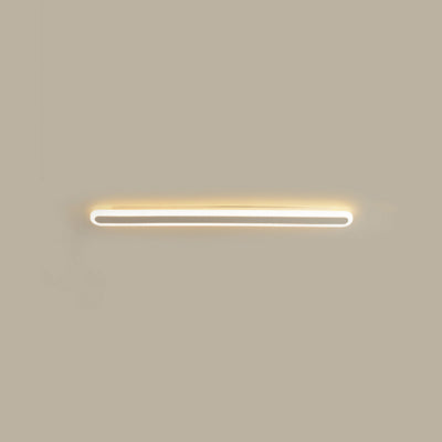 Moderne minimalistische Rechteck lange Linie Eisen Acryl LED Wandleuchte Lampe für Wohnzimmer 