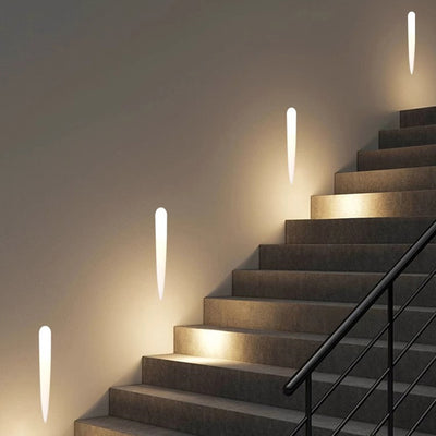 Moderne minimalistische Einbau Gips Runde 1-Licht Wandleuchte Lampe für Wohnzimmer 