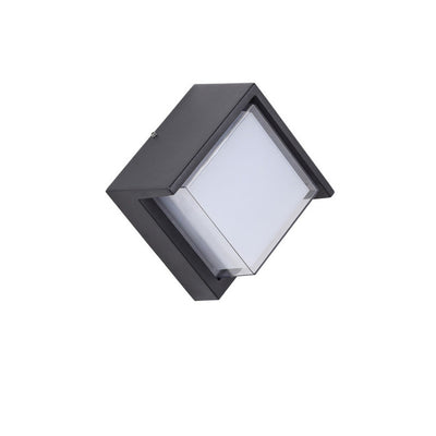 Modern Minimalist Waterproof Round Square Plastic Acrylic LED Wall Sconce Lamp For Garden