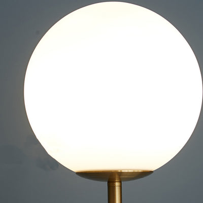 Moderne minimalistische Eisen Marmor Glas Runde Basis High Pole 1-Licht Stehlampe für Wohnzimmer 