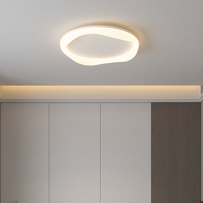 Moderne Einfachheit Eisen Acryl Runde LED Unterputz Deckenleuchte für Schlafzimmer 