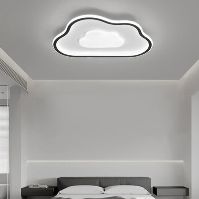 Moderne Einfachheit Kupfer Silikon Acryl Dreieck Wolke LED Unterputz Deckenleuchte für Schlafzimmer 