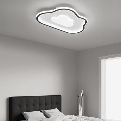 Moderne Einfachheit Kupfer Silikon Acryl Dreieck Wolke LED Unterputz Deckenleuchte für Schlafzimmer 