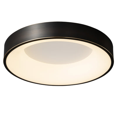 Modern Minimalist Round Copper Acrylic LED Flush Mount Ceiling Light For Living Room