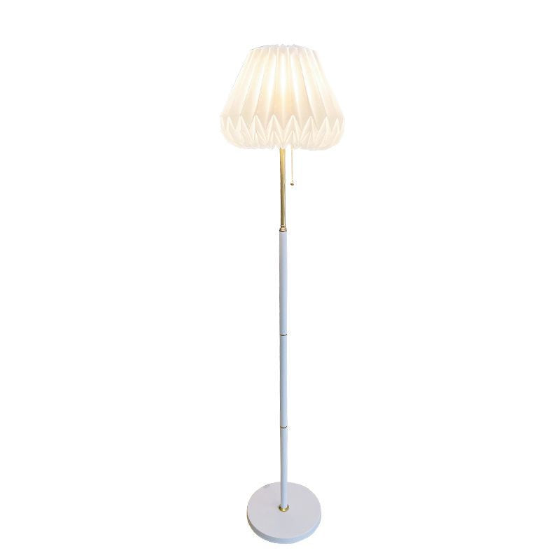 Modern Luxury Wind Skirt Shade Acrylic Iron 1-Light Standing Floor Lamp For Living Room