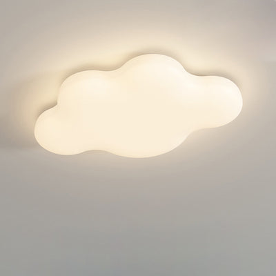 Moderne unbedeutende Creme Cloud Eisen PE LED Unterputz Deckenleuchte für Schlafzimmer 